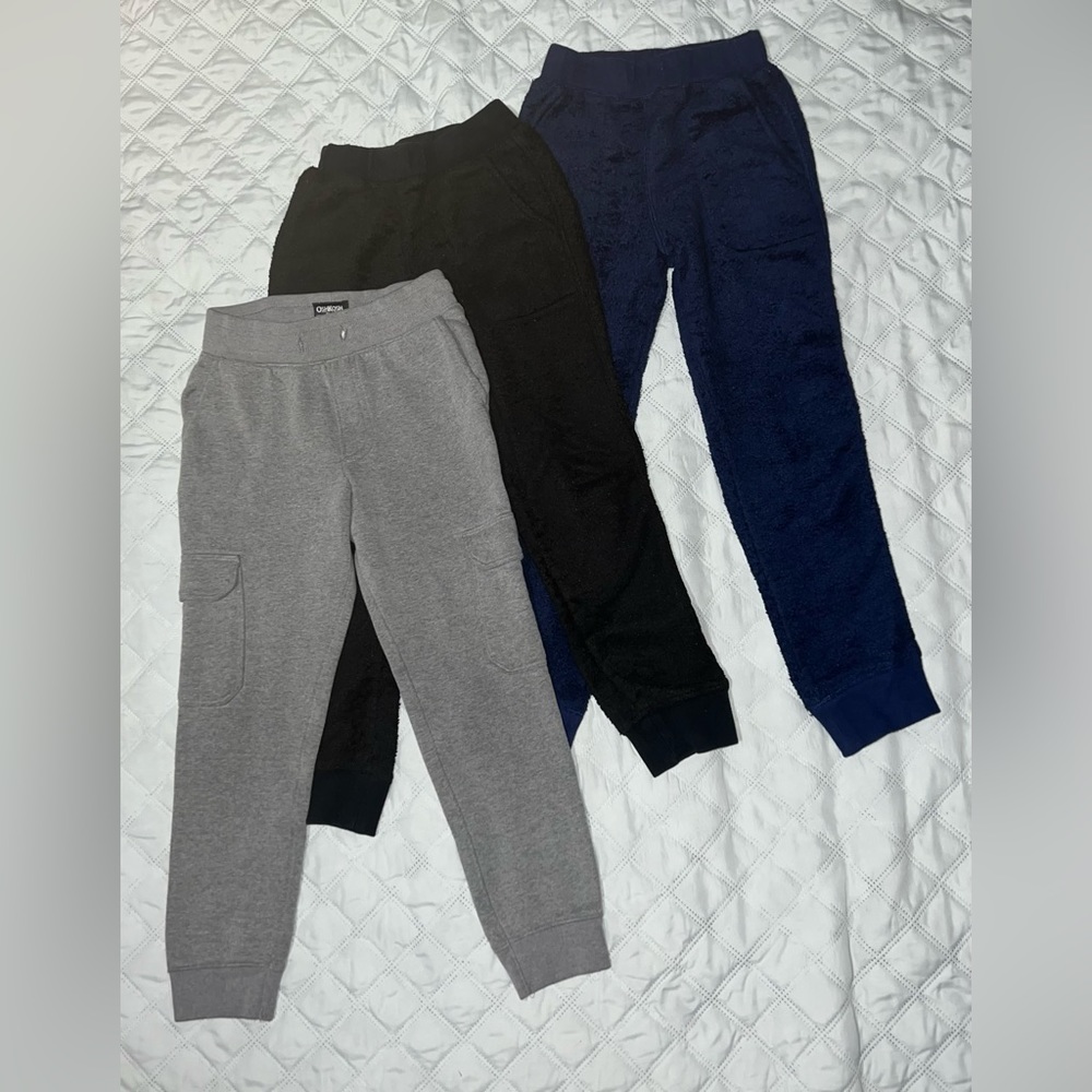 Boys’ Pull-On Fleece Pants, pack of 3